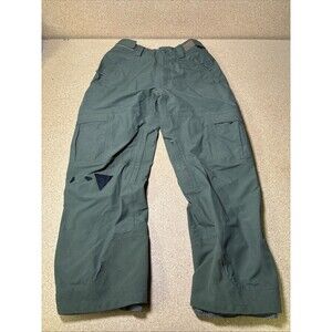 Men's Flylow Snow Winter Ski Pants Sz L Moss Green Repairs H1